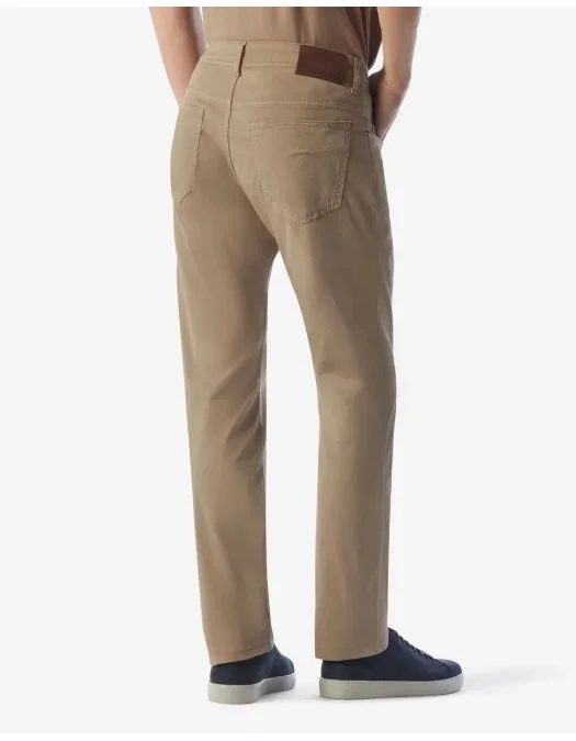 PANTALONI CORLEANI, Pockets, Stretch Cotton, Dark Beige - 254JL22520128034 PANTALONI CORLEANI, Pockets, Stretch Cotton, Dark Beige - 254JL22520128034