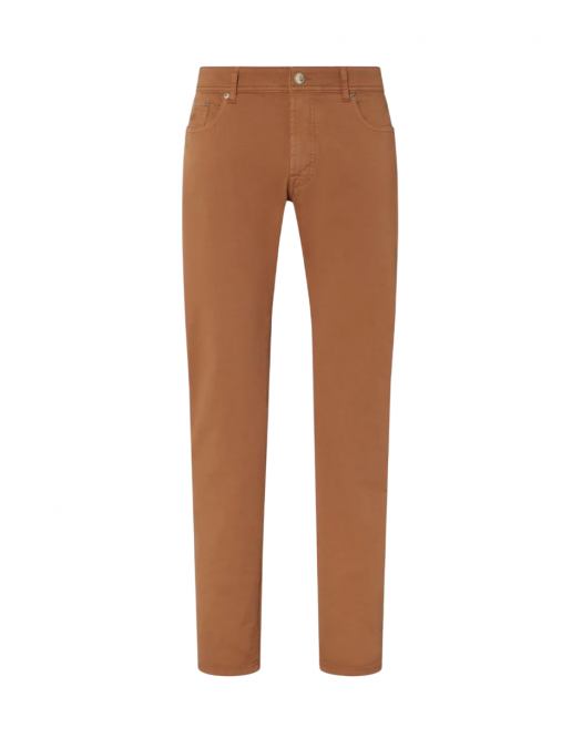 PANTALONI CORLEANI, Stretch, Simple, Light Brown - 254JL22520128049 PANTALONI CORLEANI, Stretch, Simple, Light Brown - 254JL22520128049