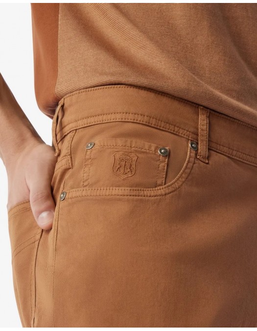 PANTALONI CORLEANI, Stretch, Simple, Light Brown - 254JL22520128049 PANTALONI CORLEANI, Stretch, Simple, Light Brown - 254JL22520128049