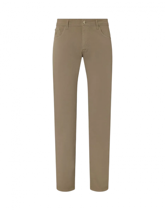 PANTALONI CORLEANI, Stretch, 5 Pocket, Green Khaki - 254JL22520128053 PANTALONI CORLEANI, Stretch, 5 Pocket, Green Khaki - 254JL22520128053