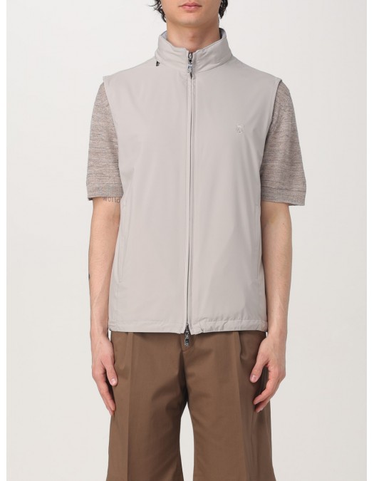 VESTA CORNELIANI, Reversible Technical Fabric, Off Grey - 25C5Q72520148036