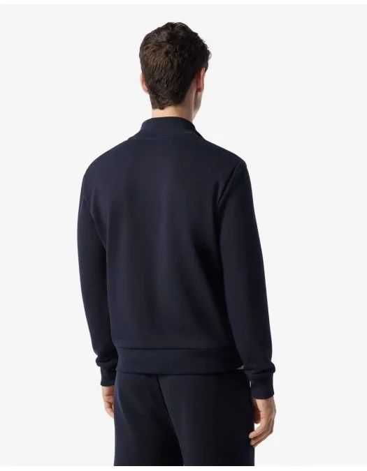 PULOVER CORLEANI, Cotton Full Zip, Sweatshirt, Navy Blue - 25G580252505800162 PULOVER CORLEANI, Cotton Full Zip, Sweatshirt, Navy Blue - 25G580252505800162