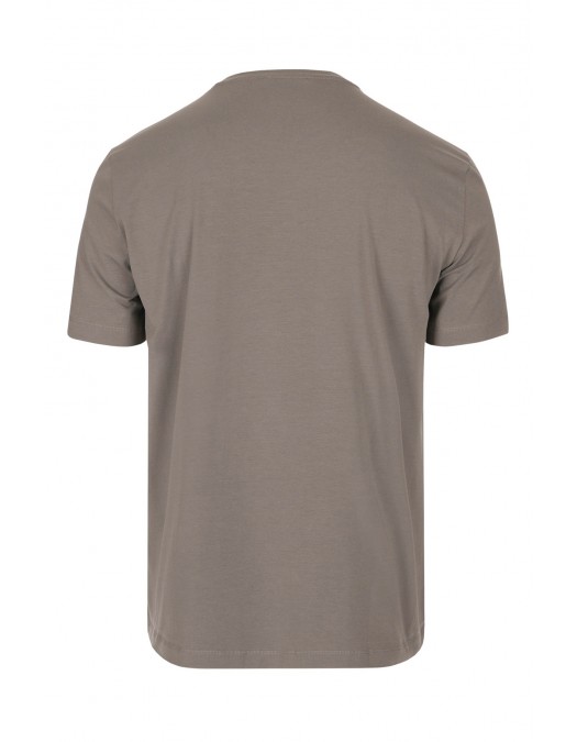 TRICOU CORLEANI, Round Neck, Logo Insert, Brown - 25G5802525058059 TRICOU CORLEANI, Round Neck, Logo Insert, Brown - 25G5802525058059