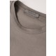 TRICOU CORLEANI, Round Neck, Logo Insert, Brown - 25G5802525058059 TRICOU CORLEANI, Round Neck, Logo Insert, Brown - 25G5802525058059