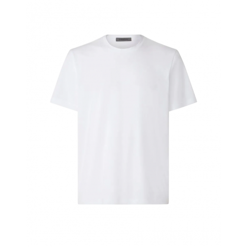 TRICOU CORNELIANI , Crew Neck, Cotton, Stretch, White TRICOU CORNELIANI , Crew Neck, Cotton, Stretch, White