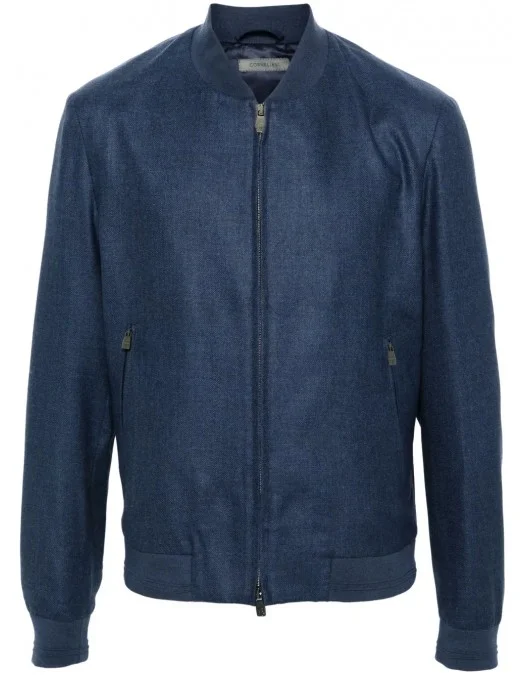 GEACA CORLEANI, Interlock Twill, Wool Blend, Blue - 25L5882518187004 GEACA CORLEANI, Interlock Twill, Wool Blend, Blue - 25L5882518187004