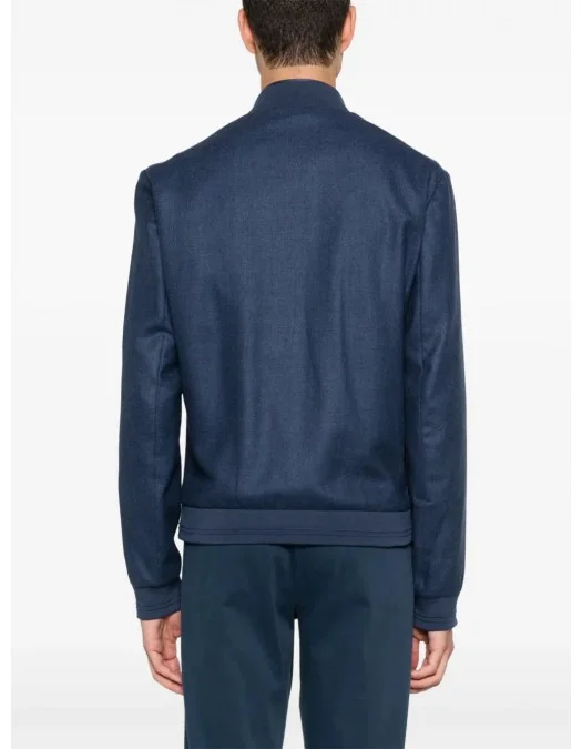 GEACA CORLEANI, Interlock Twill, Wool Blend, Blue - 25L5882518187004 GEACA CORLEANI, Interlock Twill, Wool Blend, Blue - 25L5882518187004