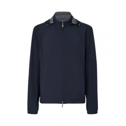 GEACA CORNELIANI, Reversible, Rain Design, Grey, Navy Blue GEACA CORNELIANI, Reversible, Rain Design, Grey, Navy Blue
