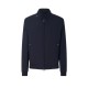 Jacheta CORNELIANI, Semi-lined blue technical wool bomber jacket - 25L5V22520123002