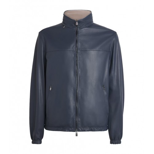 GEACA CORNELIANI, Lambskin Reversible, Dark Blue GEACA CORNELIANI, Lambskin Reversible, Dark Blue