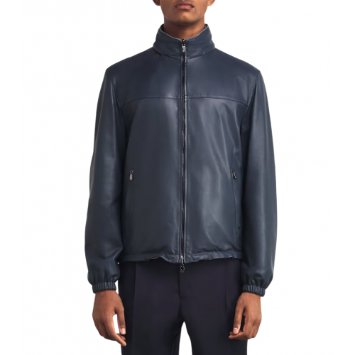 GEACA CORNELIANI, Lambskin Reversible, Dark Blue GEACA CORNELIANI, Lambskin Reversible, Dark Blue