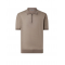 TRICOU CORNELIANI, Ice Cotton, Silk Polo, Brown