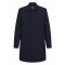 PALTON CORNELIANI, Black technical fabric coat, Bleumarin