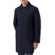 PALTON CORNELIANI, Black technical fabric coat, Bleumarin - 2635M62620155001