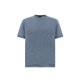 Tricou PAUL&SHARK, COTTON & SILK Silk and cotton T-shirt with micro stripe pattern - 26411002129