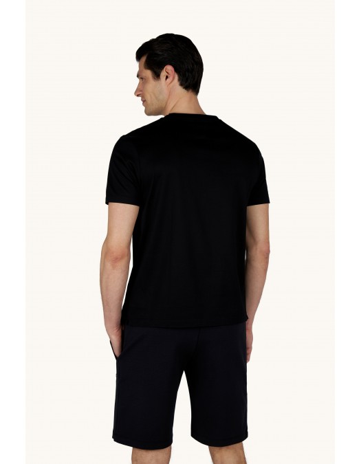 Tricou PAUL&SHARK, Double mercerised cotton jersey V-neck T-shirt - 2641101911D