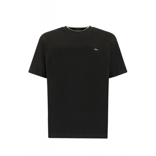 Tricou PAUL&SHARK, logo T-shirt, Black