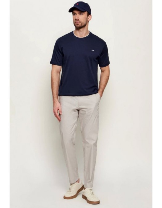 Tricou PAUL&SHARK, Crew neck T-shirt, Bleumarin - 26411036013