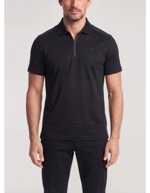 Tricou PAUL&SHARK, Polo T-Shirt, Regular fit, Black - 26411271011