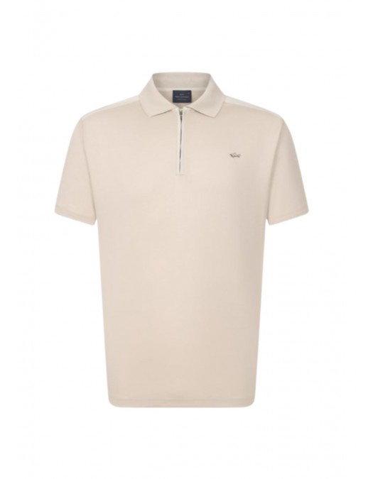 Tricou PAUL&SHARK, Polo T-Shirt, Beige - 26411271348