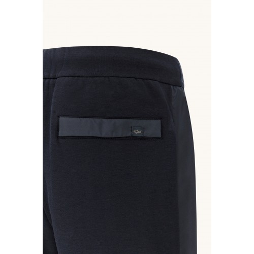 Pantaloni PAUL&SHARK, Sport pants in Active Fleece with microfiber details