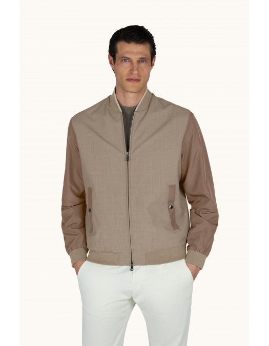 Jacheta PAUL&SHARK, Hybrid bomber jacket - 26412062029