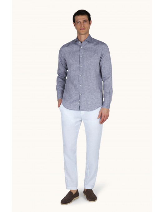 Camasa PAUL&SHARK, Soffio linen shirt - 26413160CF0130