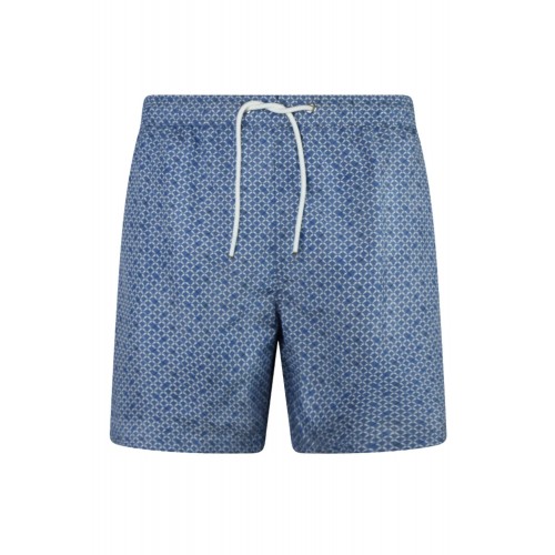 Short PAUL&SHARK, Malibu swim micro shark geometry print