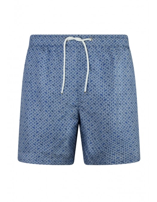 Short PAUL&SHARK, Malibu swim micro shark geometry print - 26415026L50