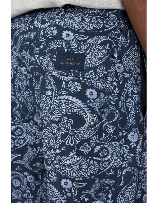 Short PAUL&SHARK, Swimwear Portofino with Shark Paisley print - 26415030F16