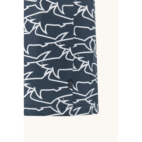 Short PAUL&SHARK, Portofino with iconic Sharks Waves print