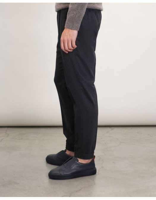 PANTALONI CORNELIANI, Wool Fabric, Dark Grey - 2645292618535018