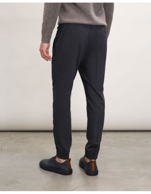 PANTALONI CORNELIANI, Wool Fabric, Dark Grey - 2645292618535018