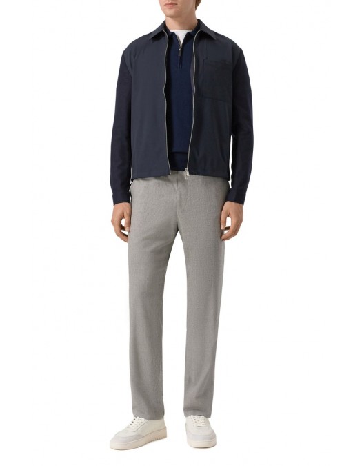 PANTALONI CORNELIANI, Wool Fabric, Grey - 2645302618535001