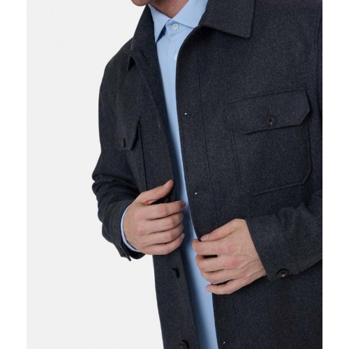 BLUGI CORNELIANI, Dark Wash Slim-fit Denim Pants, Bleumarin