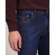 BLUGI CORNELIANI, Slim Fit, Bumbac si Lyocel, Bleumarin - 264JG22620136002