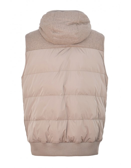 VESTA CORNELIANI, Cu Fermoar, Gluga, Casmir, Beige - 26C5V32620142029 VESTA CORNELIANI, Cu Fermoar, Gluga, Casmir, Beige - 26C5V32620142029
