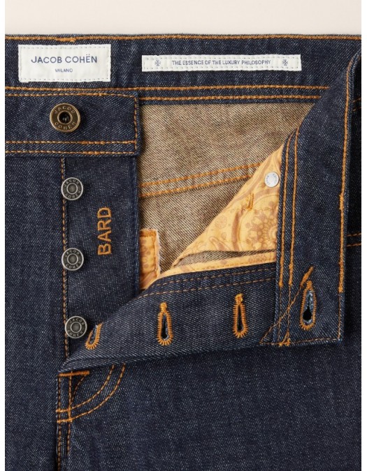 Jeans JACOB COHEN, Bard Regular-Slim 5 Pocket Jeans in Dark Blue - 26EPJUMQM004030S4332R1100D