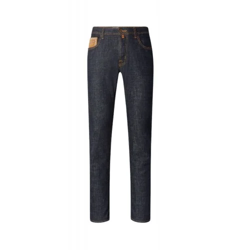 Jeans JACOB COHEN, Bard Regular-Slim 5 Pocket Jeans in Dark Blue 