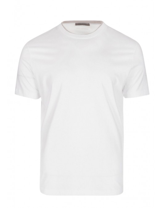 TRICOU CORNELIANI, Bumbac, Guler duo, Alb - 26G5712625022020