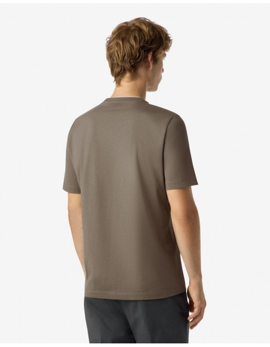TRICOU CORNELIANI, Bumbac, Guler duo, Beige - 26G5712625022024