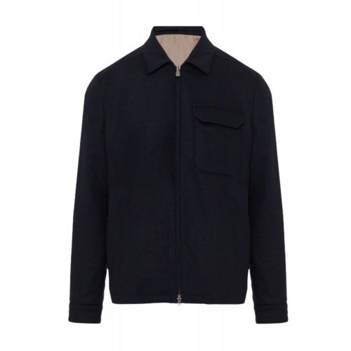 JACHETA CORNELIANI, Two way zipper, Negru JACHETA CORNELIANI, Two way zipper, Negru