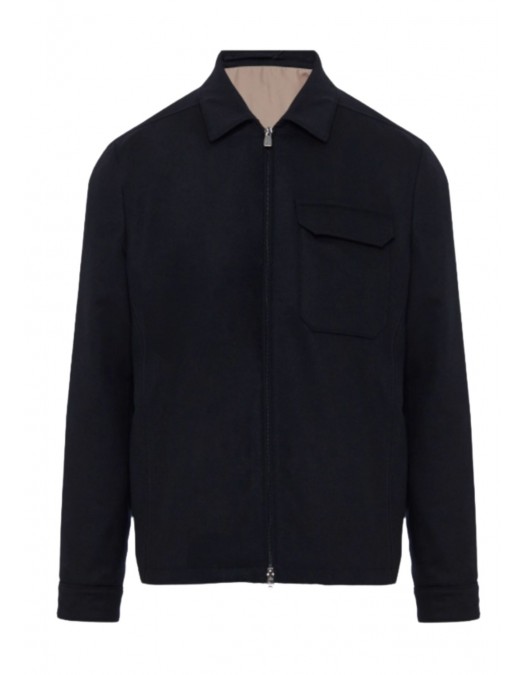 JACHETA CORNELIANI, Two way zipper, Negru - 26L5342618535001