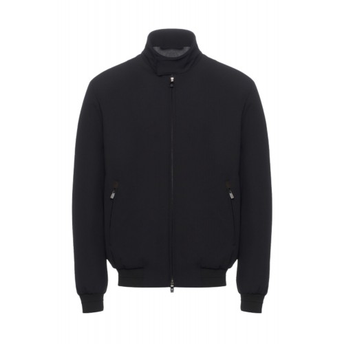 JACHETA CORNELIANI, Two way zipper, Poliamida, Negru JACHETA CORNELIANI, Two way zipper, Poliamida, Negru