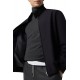 JACHETA CORNELIANI, Two way zipper, Poliamida, Negru - 26L5Z52620152001