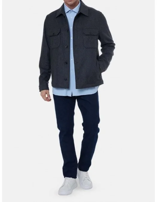 JACHETA CORNELIANI, Design Clasic, Nasturi, Casmir, Gri - 26LI262618578015