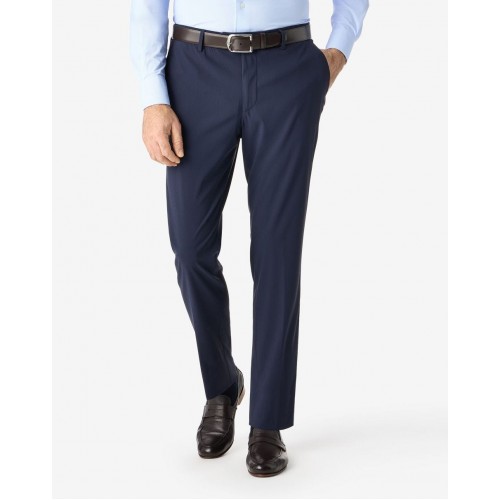 PANTALONI CORNELIANI, technical wool chinos, Navy Blue