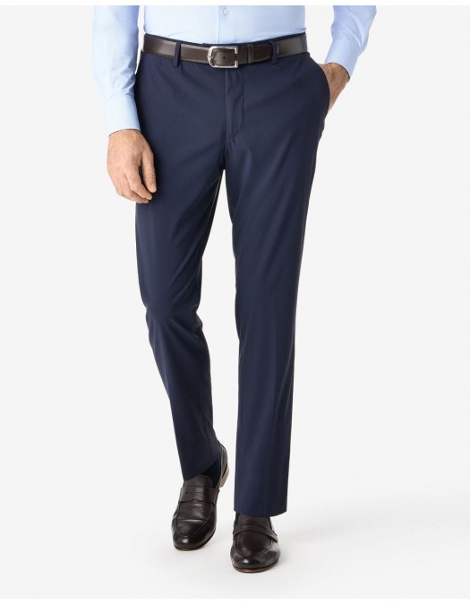 PANTALONI CORNELIANI, technical wool chinos, Navy Blue - 2745302718523002
