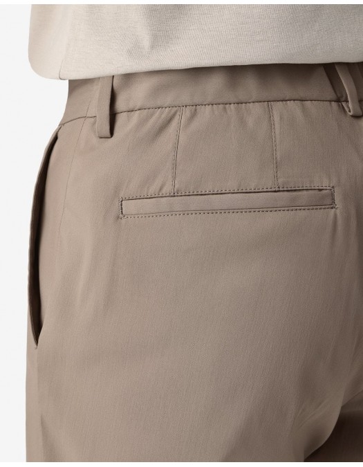 PANTALONI CORNELIANI, technical wool chinos, Dark Beige - 2745302718523029