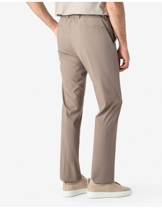PANTALONI CORNELIANI, technical wool chinos, Dark Beige - 2745302718523029